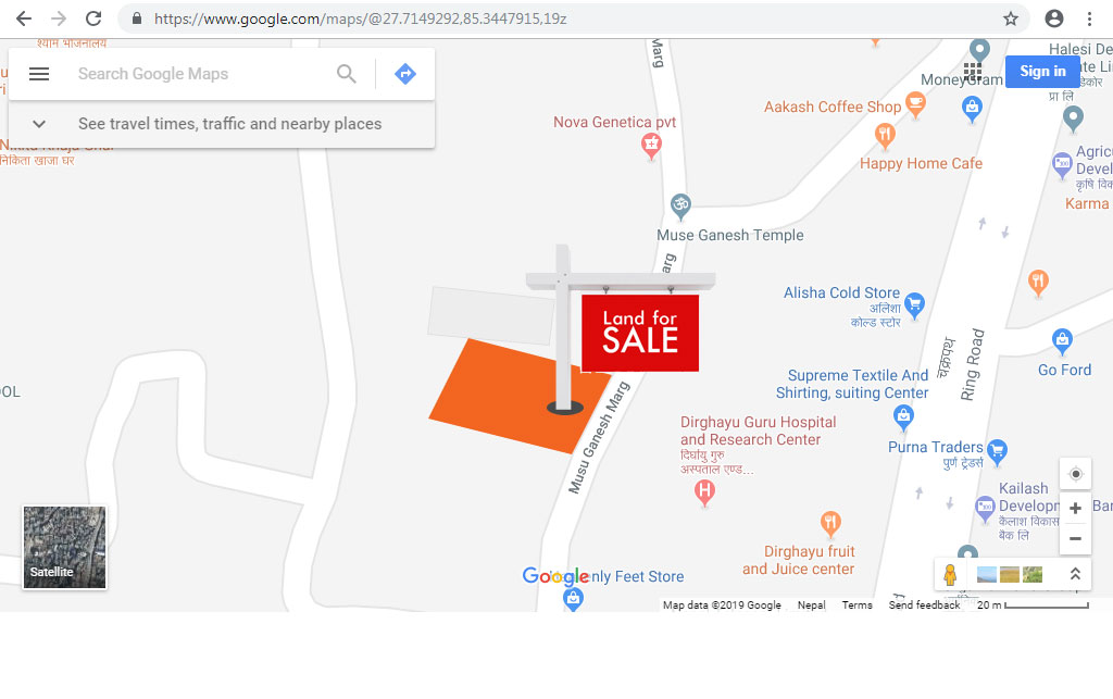 Commercial Land on Sale in Chabahil