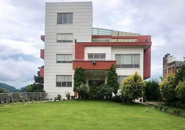 Back View - Bungalow House On Sale in Golfutar Height